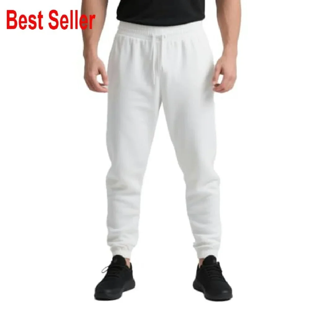 Men's Fleece Joggers Loose Fit Sweatpants Activewear Tapered Ankle Workout